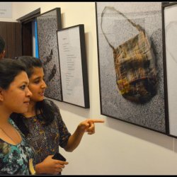 Photo-exhibition of the book Main Dhoondh Raha Hoon being inaugurated in Alliance Française de Bhopal